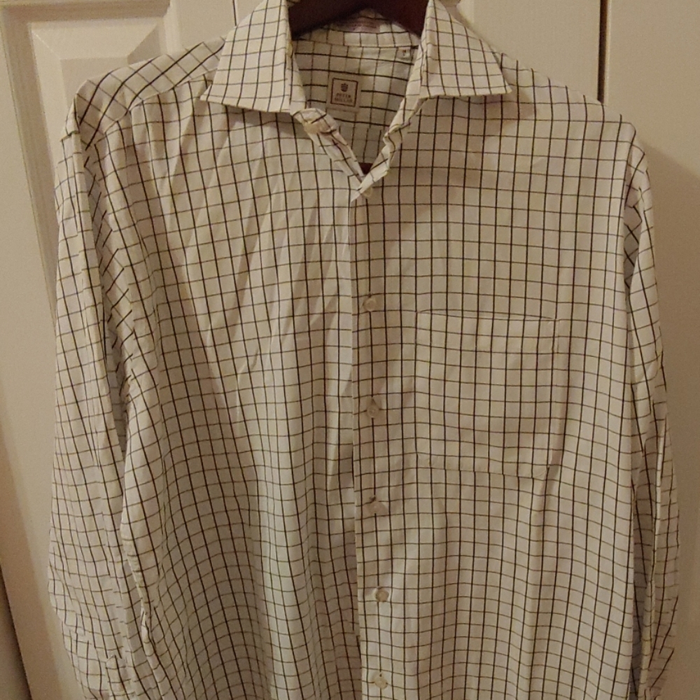 Peter Millar Mens Button Down Shirt. Size L.